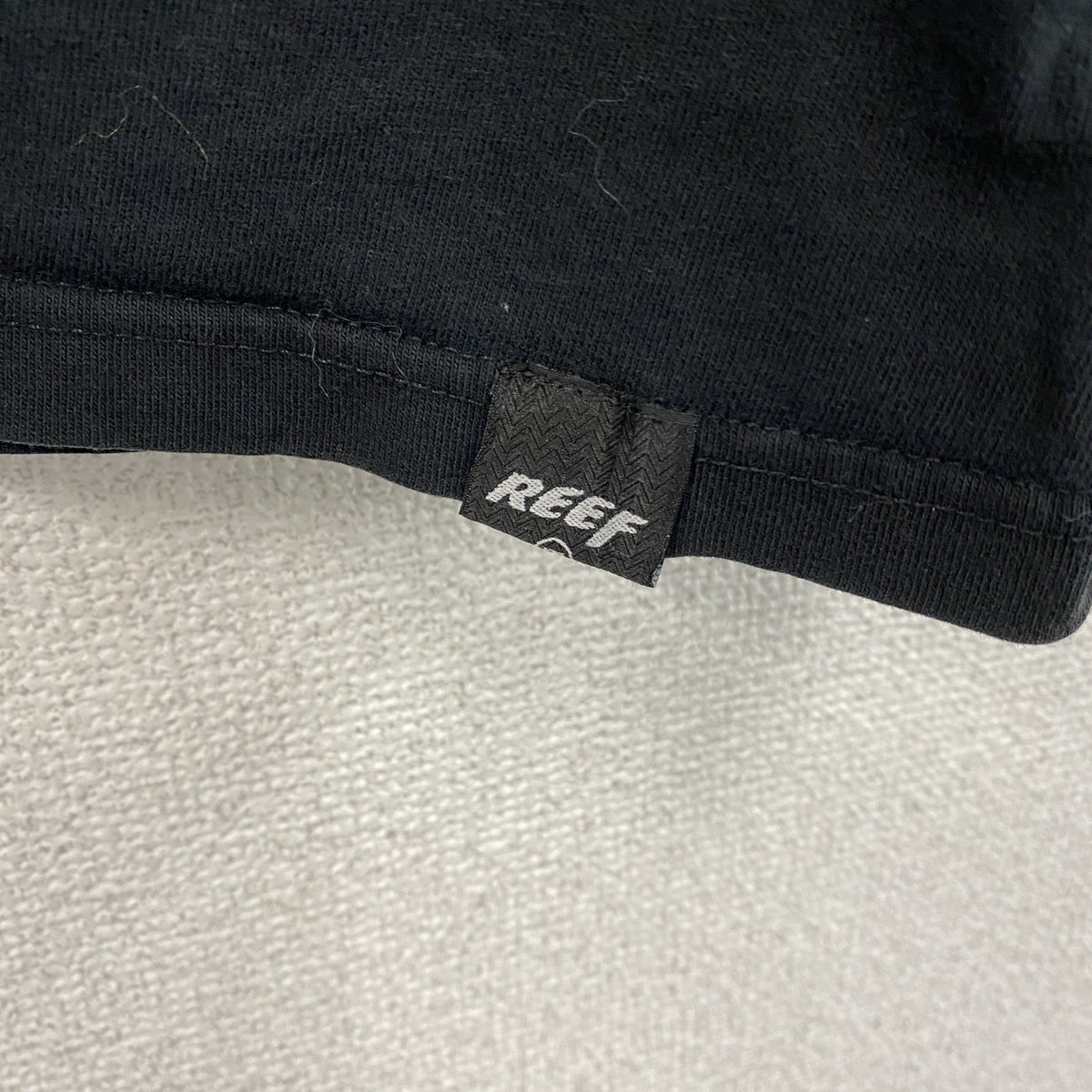 GIACOMONI LUCIEN　REEF　半袖プリントTシャツ　スカル　骸骨　英字プリント　クルーネック　黒　ブラック　XLサイズ　古着