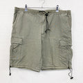 Dickies　ディッキーズ　ハーフカーゴパンツ　ショートパンツ　ドローコード　オリーブカーキ　古着