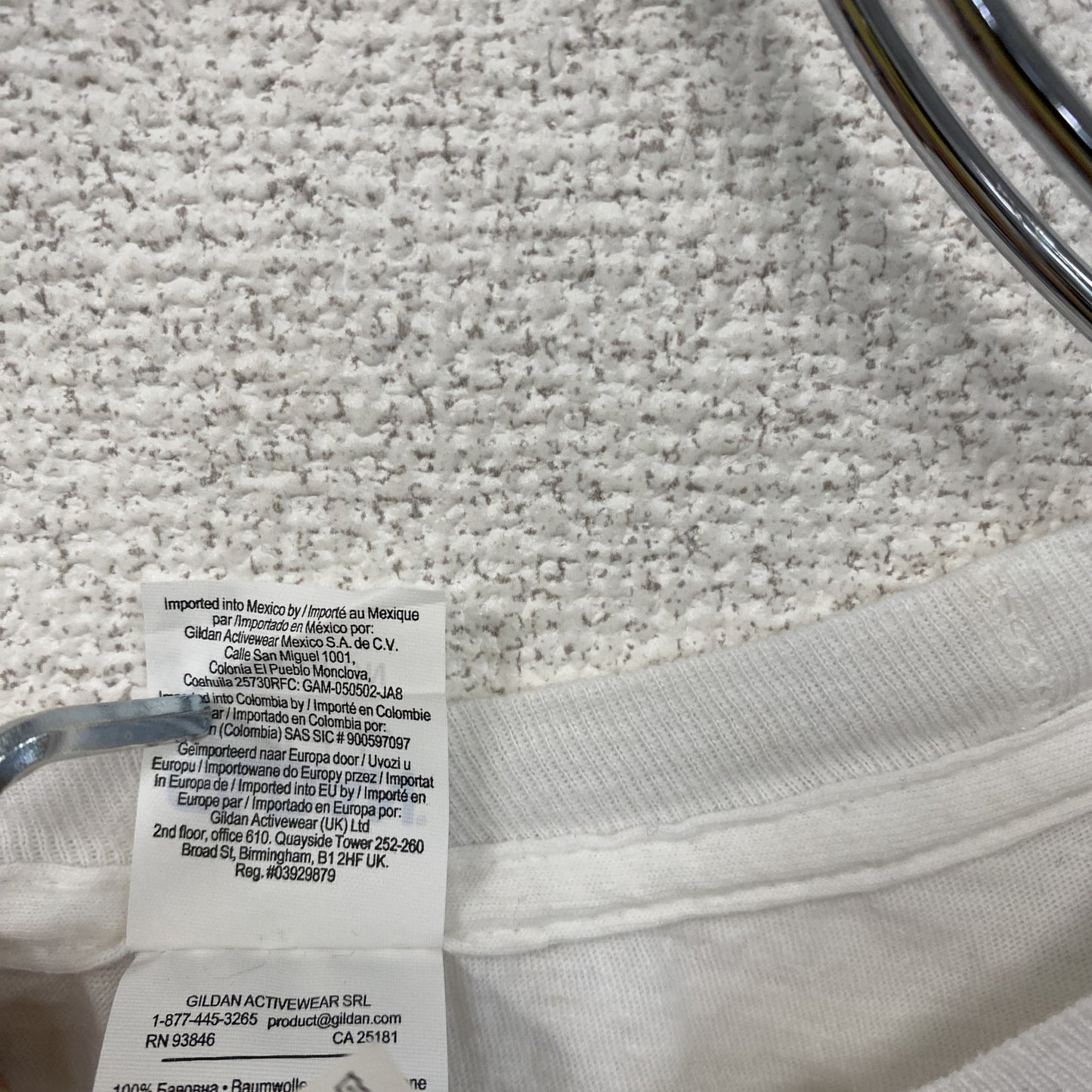 GILDAN　ギルダン　半袖プリントTシャツ　白　ホワイト　2XLサイズ