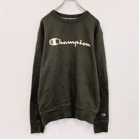 champion　チャンピオン　スウェット/トレーナー　カーキ　Sサイズ