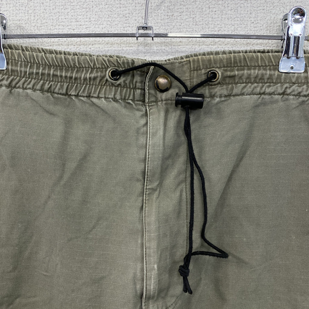 Dickies　ディッキーズ　ハーフカーゴパンツ　ショートパンツ　ドローコード　オリーブカーキ　古着
