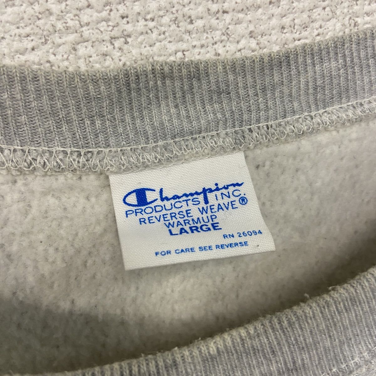 Champion　チャンピオン　スウェット/トレーナー　灰色　グレー　Lサイズ　古着