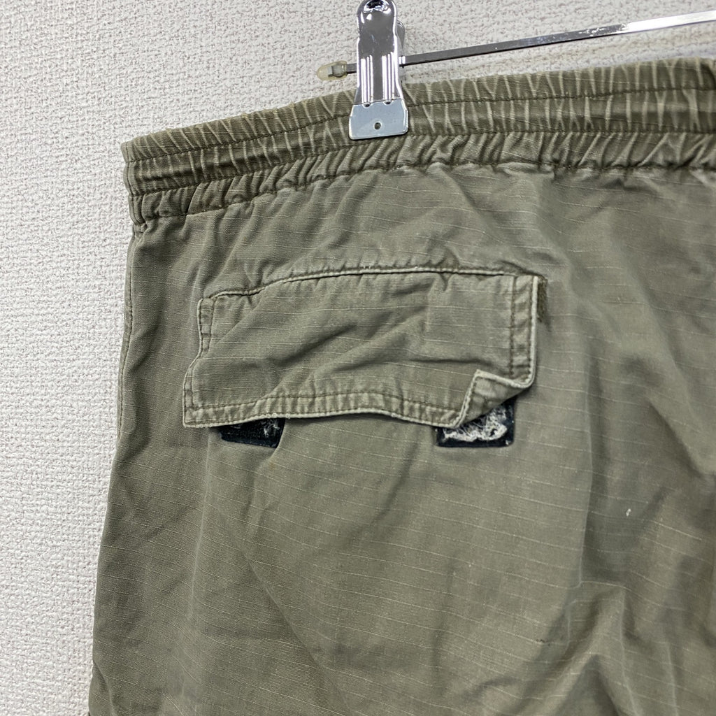 Dickies　ディッキーズ　ハーフカーゴパンツ　ショートパンツ　ドローコード　オリーブカーキ　古着