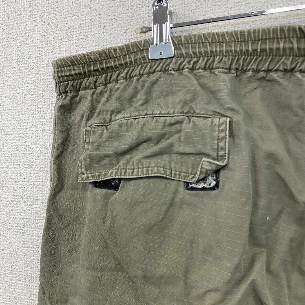 Dickies　ディッキーズ　ハーフカーゴパンツ　ショートパンツ　ドローコード　オリーブカーキ　古着