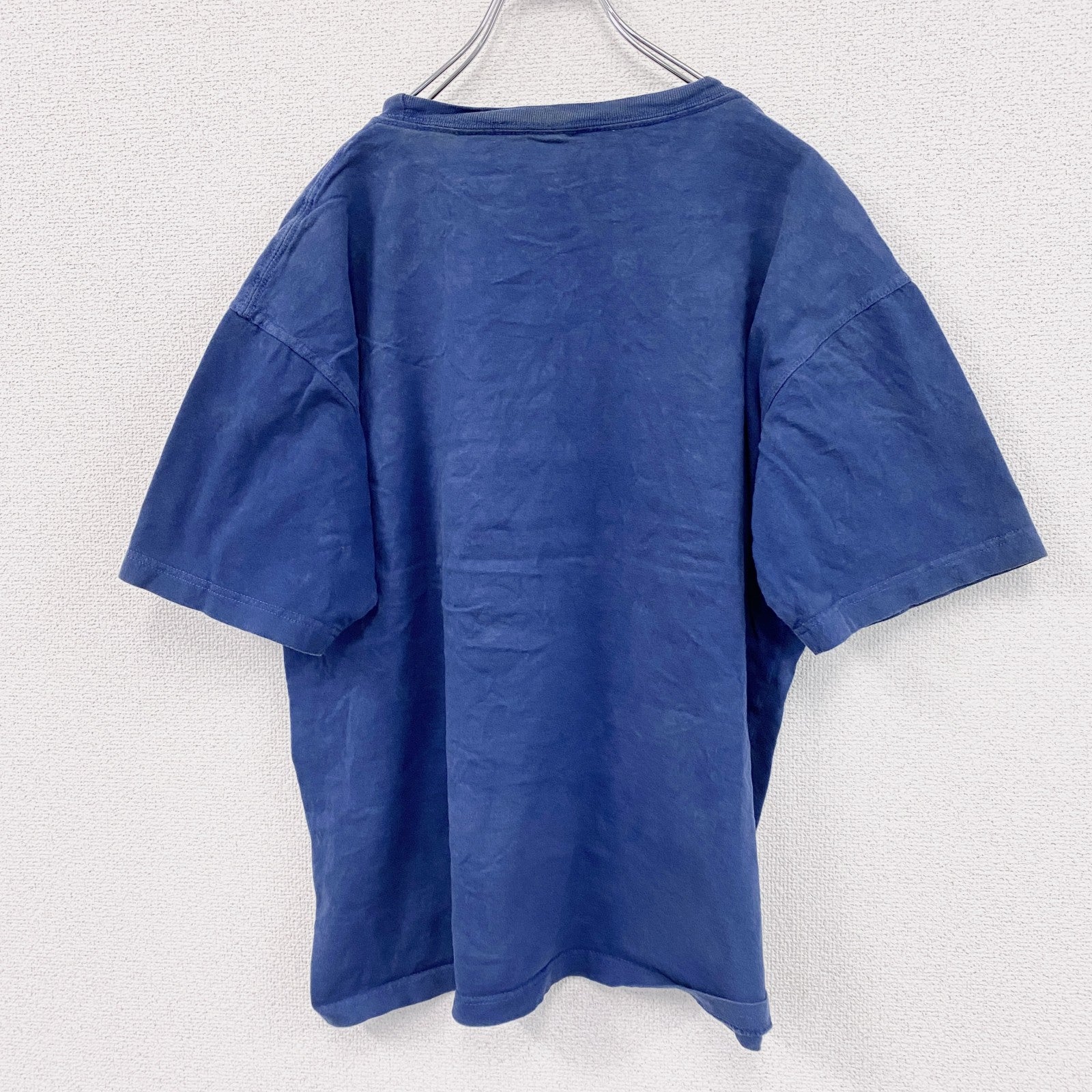 BERU　半袖プリントTシャツ　青　ブルー　XLサイズ　古着