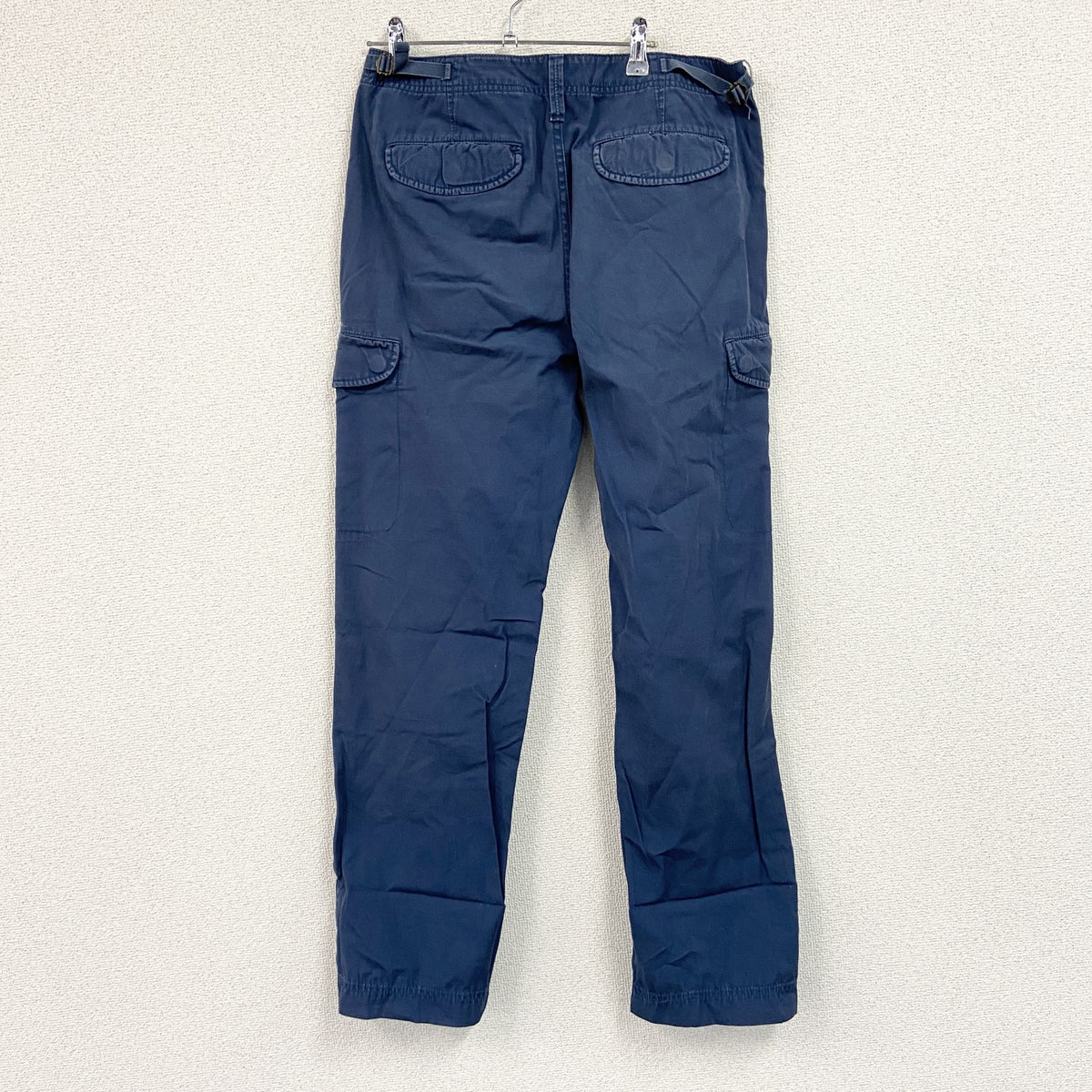 GAP　ギャップ　カーゴパンツ　ミリタリーパンツ　ジップフライ　紺　ネイビー　W32サイズ　古着