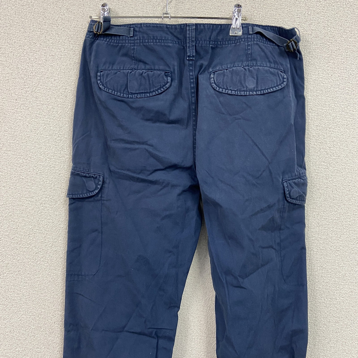 GAP　ギャップ　カーゴパンツ　ミリタリーパンツ　ジップフライ　紺　ネイビー　W32サイズ　古着