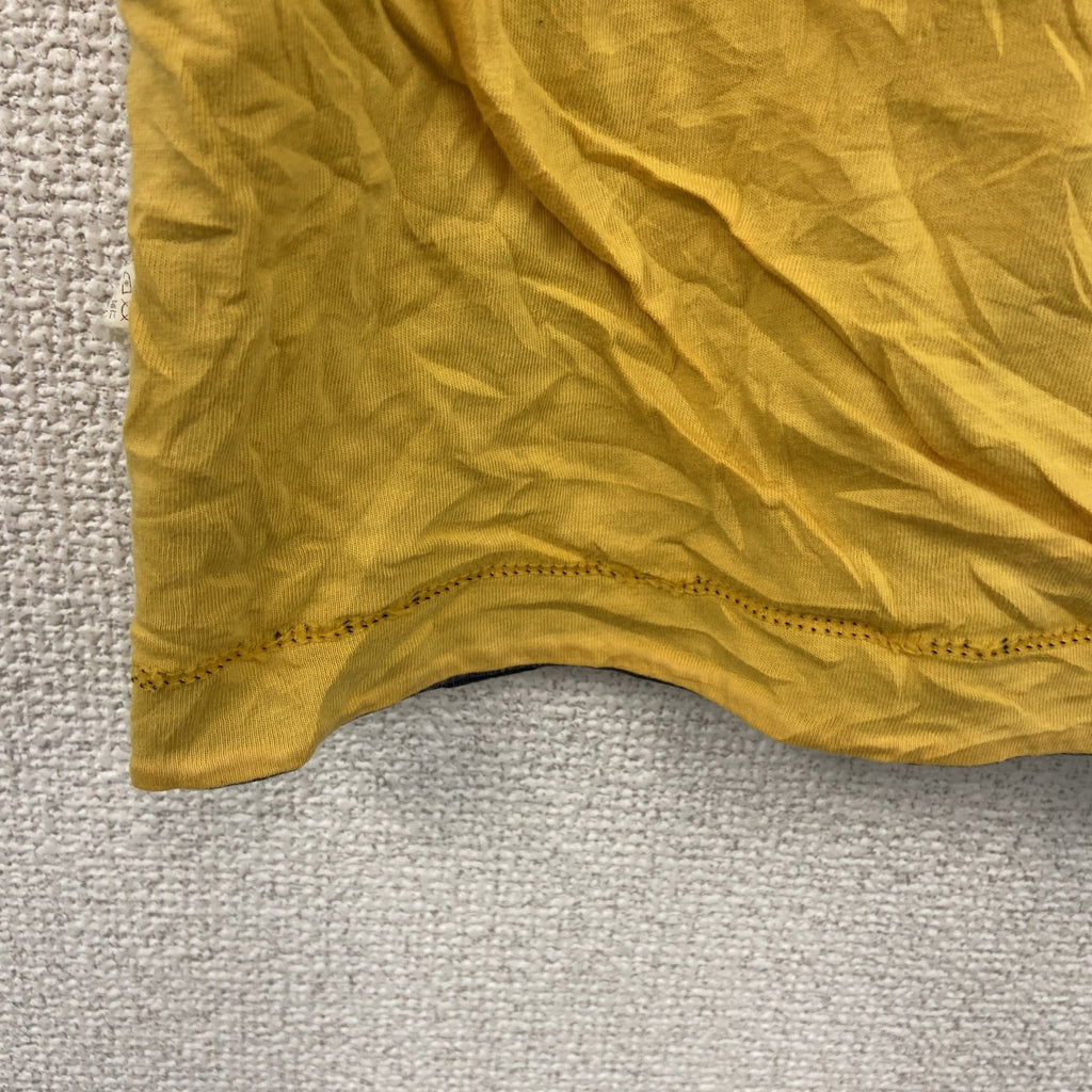 GAP　ギャップ　半袖プリントTシャツ　黄色　イエロー　古着