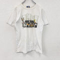 MOVIE WORLD　半袖プリントTシャツ　ワーナーブラザーズ・ムービーワールド　白　ホワイト　Sサイズ カットソー メンズ コットン 古着