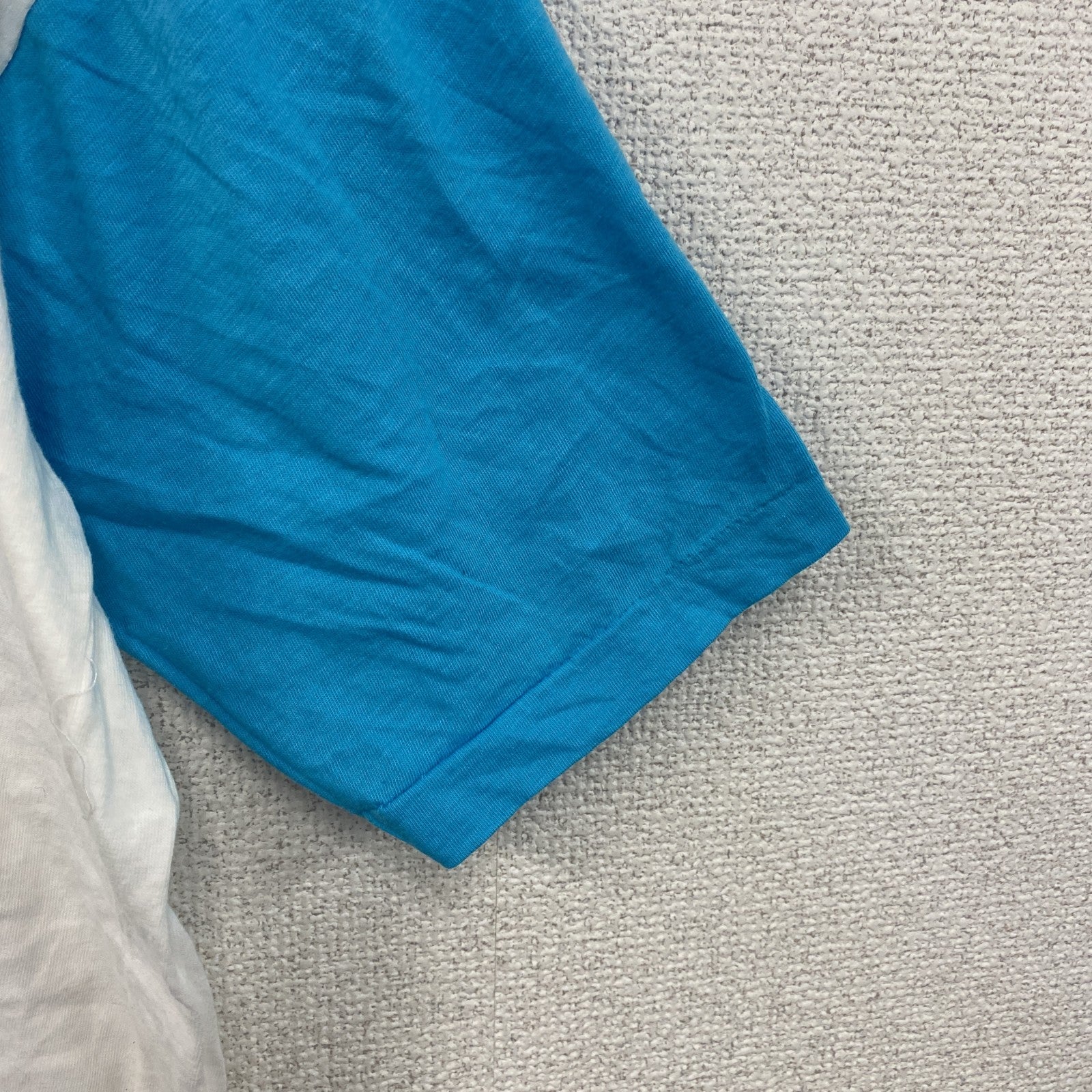 90s　半袖リンガーTシャツ　アニマルT　シングルステッチ　YANUCA CUP　ヴィンテージ　マルチカラー　Lサイズ　古着