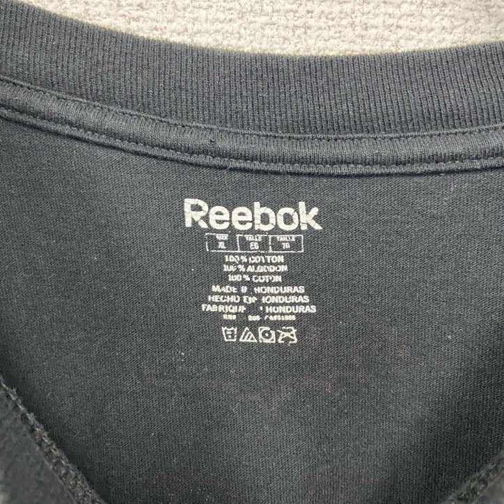 Reebok リーボック　NFL　ボルチモア・レイブンズ　RICE ライス　半袖プリントTシャツ　黒　ブラック　XLサイズ　古着
