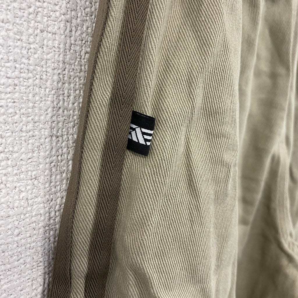 90s　adidas　アディダス　ハーフパンツ/ショートパンツ　万国旗タグ　ベージュ　Mサイズ　古着