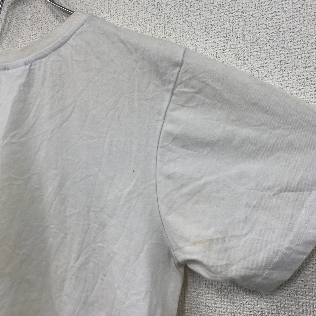 MOVIE WORLD　半袖プリントTシャツ　ワーナーブラザーズ・ムービーワールド　白　ホワイト　Sサイズ カットソー メンズ コットン 古着