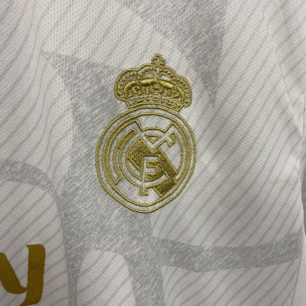 adidas　アディダス　レアルマドリード　半袖Tシャツ　ユニフォーム　白　ホワイト　Mサイズ　古着