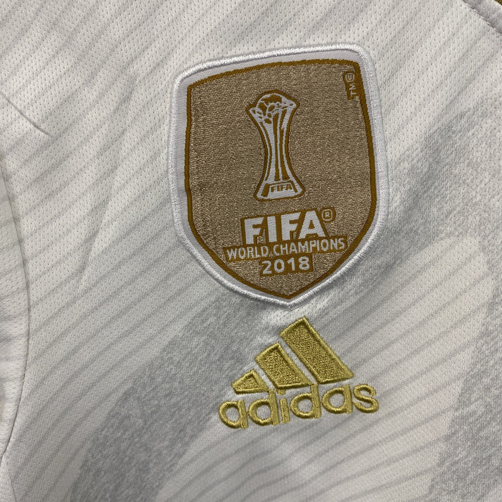 adidas　アディダス　レアルマドリード　半袖Tシャツ　ユニフォーム　白　ホワイト　Mサイズ　古着
