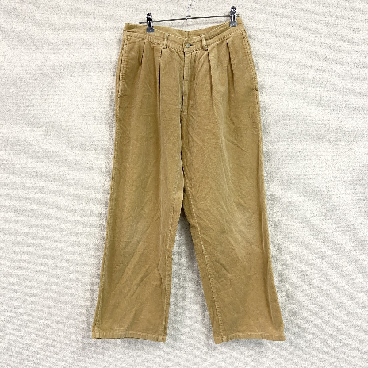 CHAPS　チャップス　RALPH LAUREN　ラルフローレン　コーデュロイパンツ　ジップフライ　茶色　ブラウン　古着