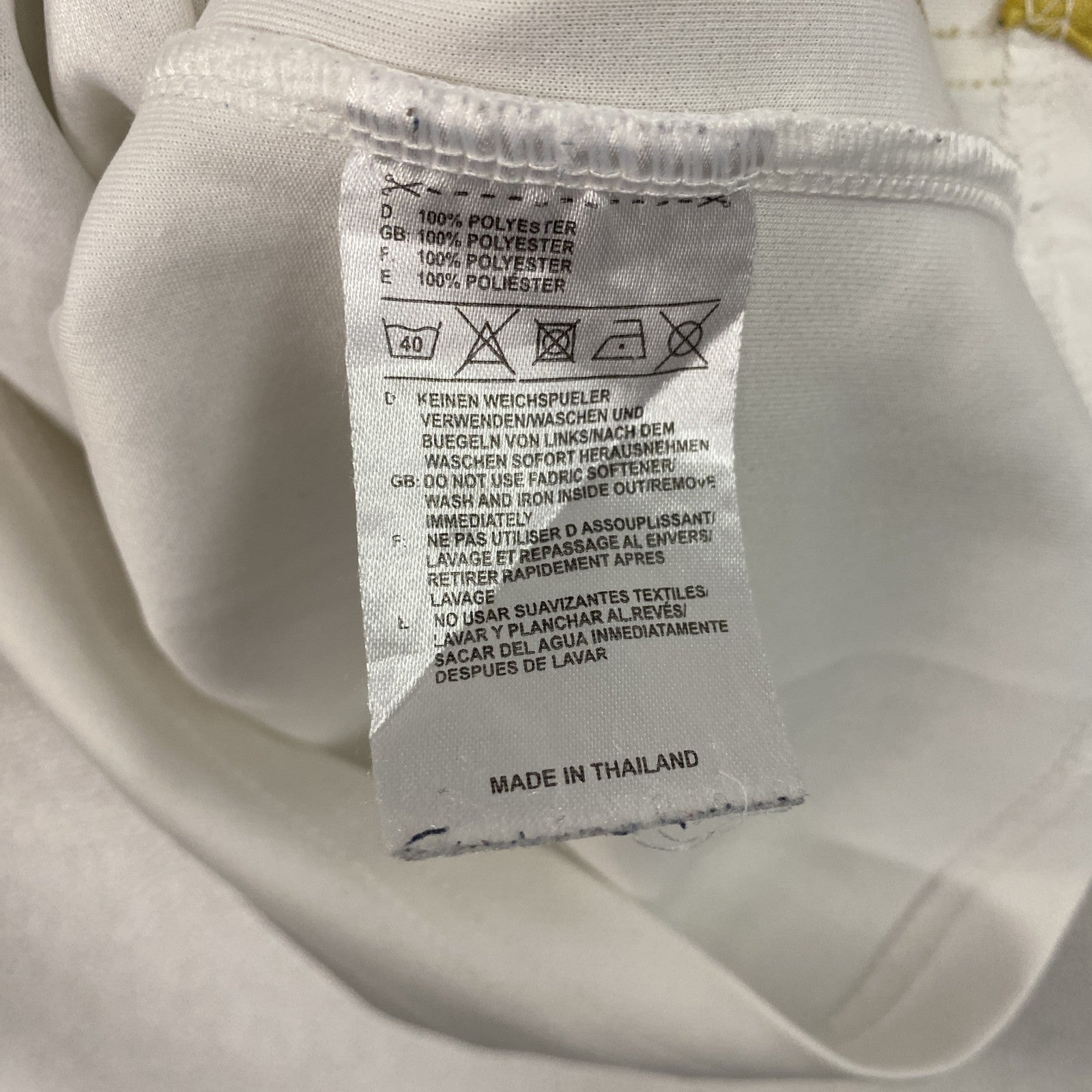 adidas　アディダス　レアルマドリード　半袖Tシャツ　ユニフォーム　白　ホワイト　Mサイズ　古着