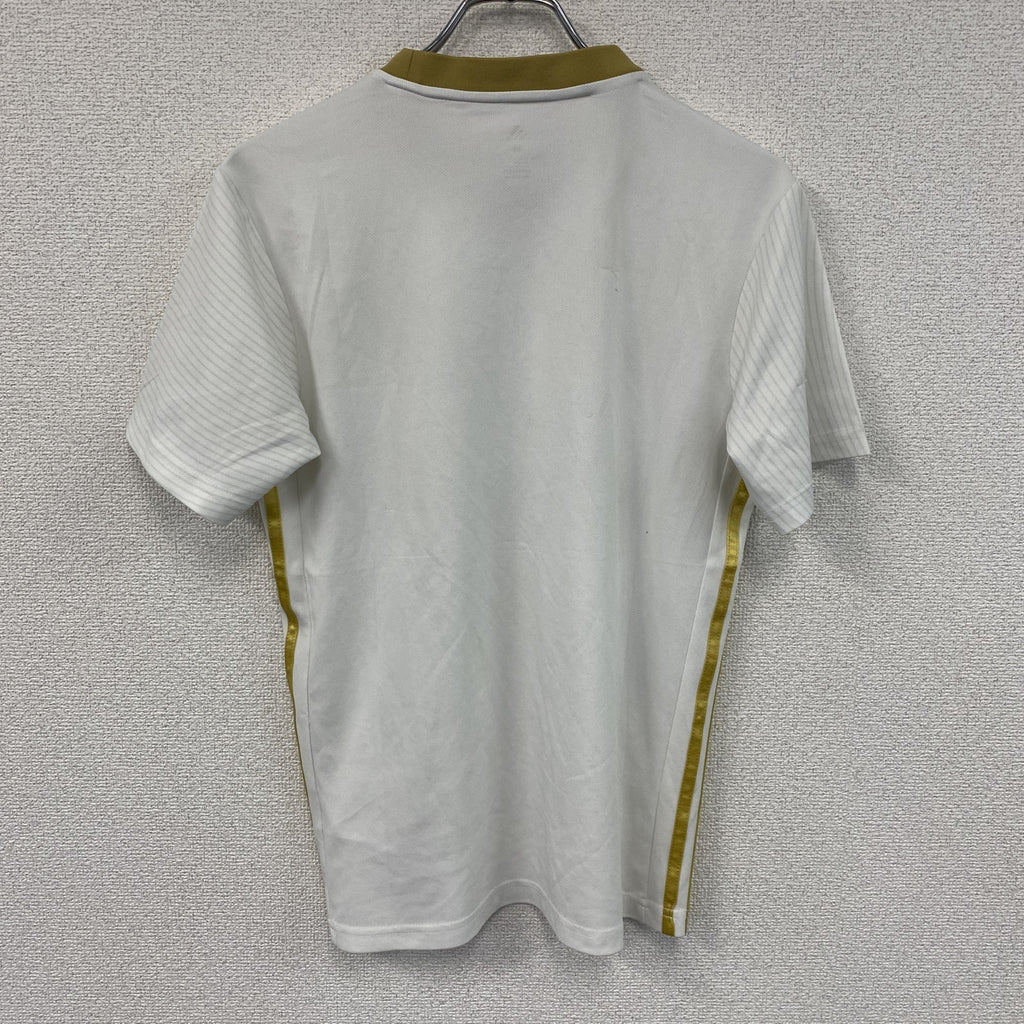 adidas　アディダス　レアルマドリード　半袖Tシャツ　ユニフォーム　白　ホワイト　Mサイズ　古着