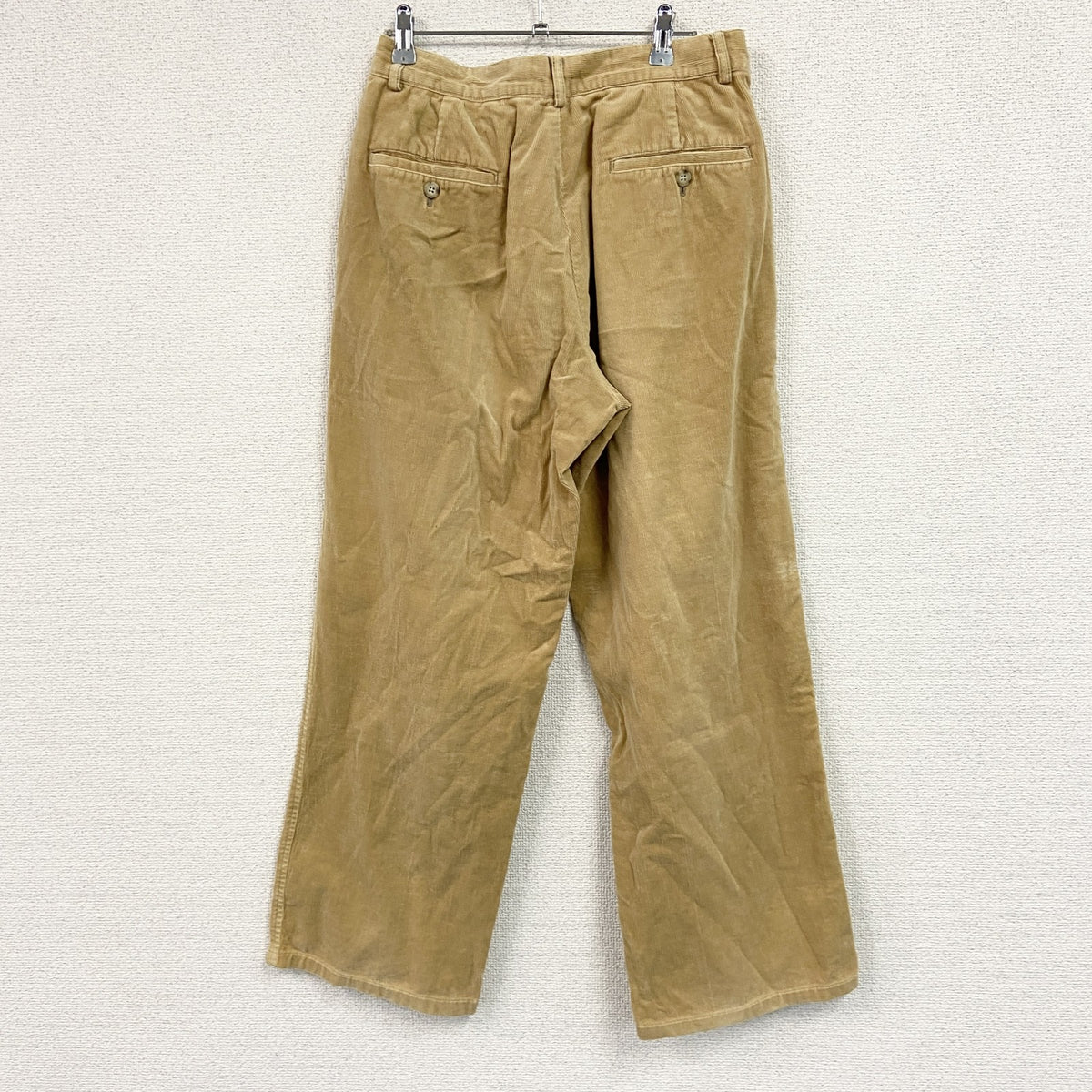 CHAPS　チャップス　RALPH LAUREN　ラルフローレン　コーデュロイパンツ　ジップフライ　茶色　ブラウン　古着