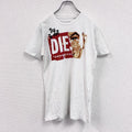 DIESEL　ディーゼル　半袖プリントTシャツ　シングルステッチ　白　ホワイト　Sサイズ　古着