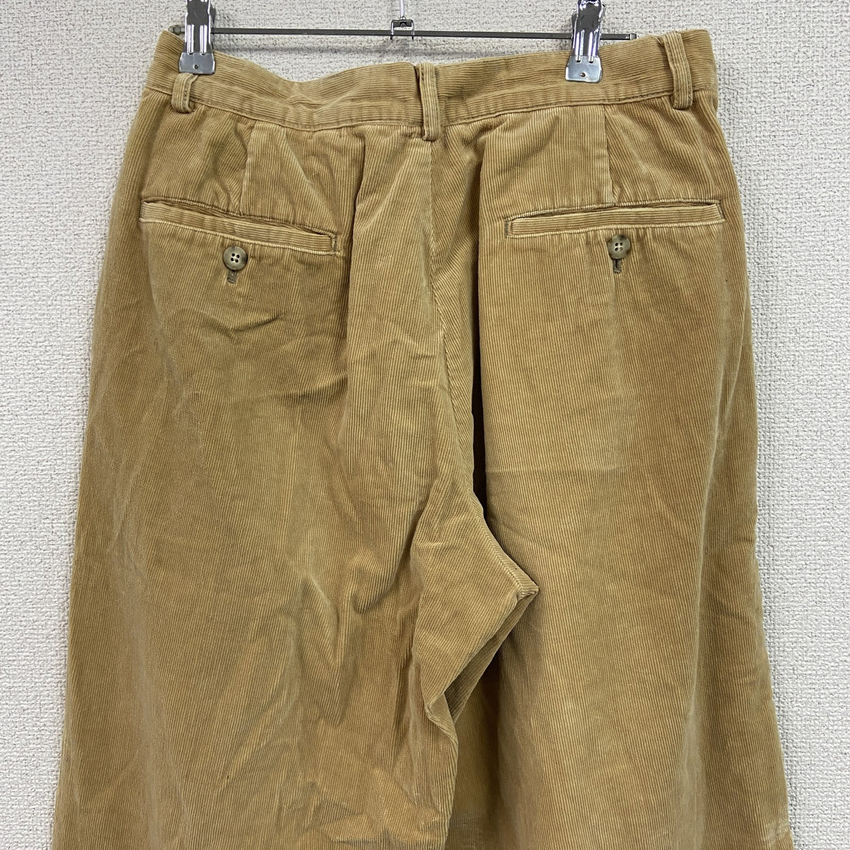 CHAPS　チャップス　RALPH LAUREN　ラルフローレン　コーデュロイパンツ　ジップフライ　茶色　ブラウン　古着