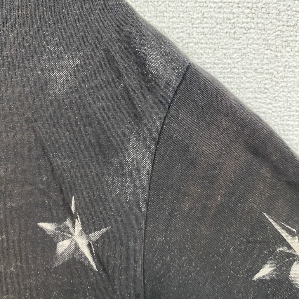 BLACK ROCK　ブラック ロック　半袖プリントTシャツ　ドクロ　ラインストーン　黒　ブラック　Sサイズ　古着