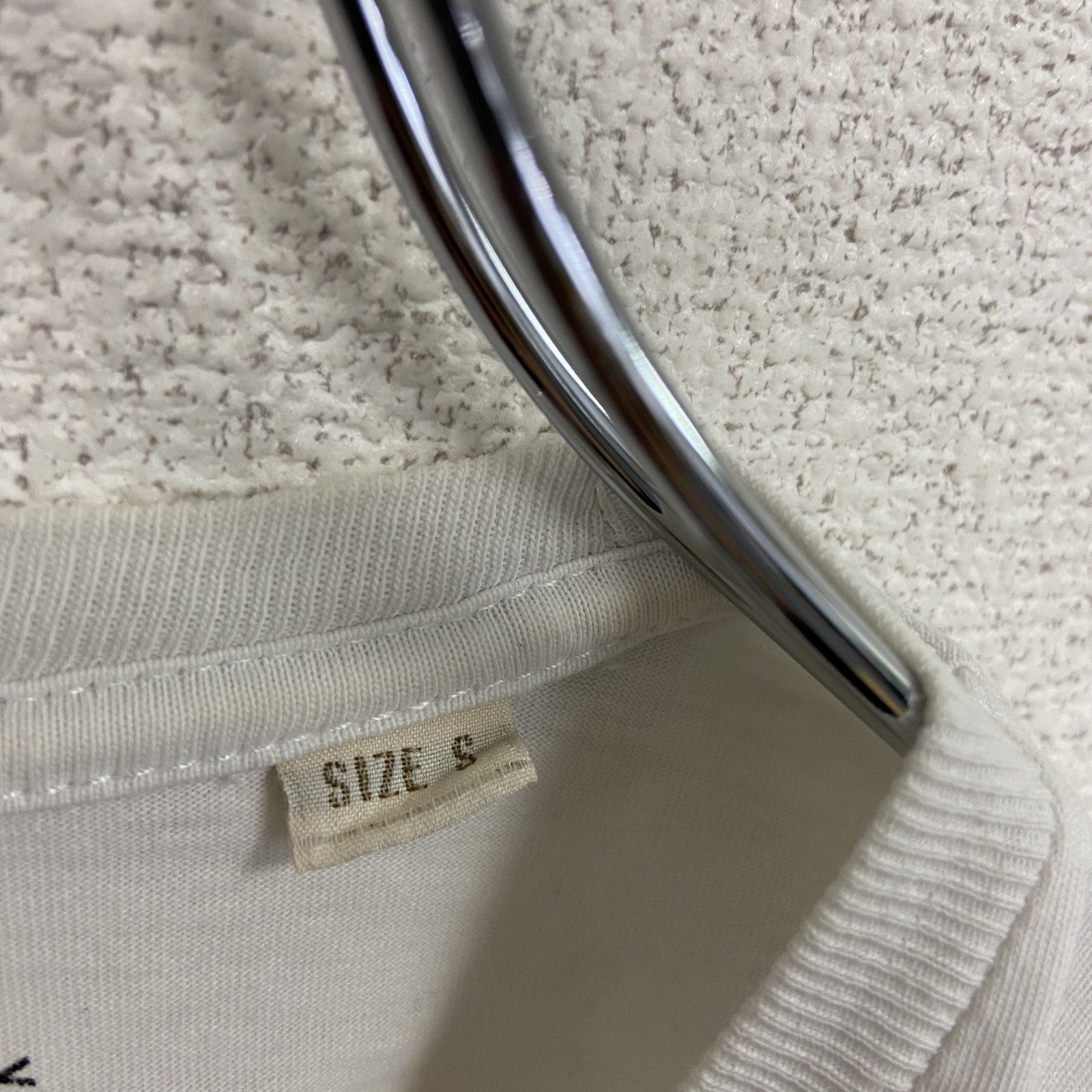 DIESEL　ディーゼル　半袖プリントTシャツ　シングルステッチ　白　ホワイト　Sサイズ　古着