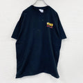 GILDAN　ギルダン　半袖プリントTシャツ　両面プリント　黒　ブラック　XLサイズ　古着