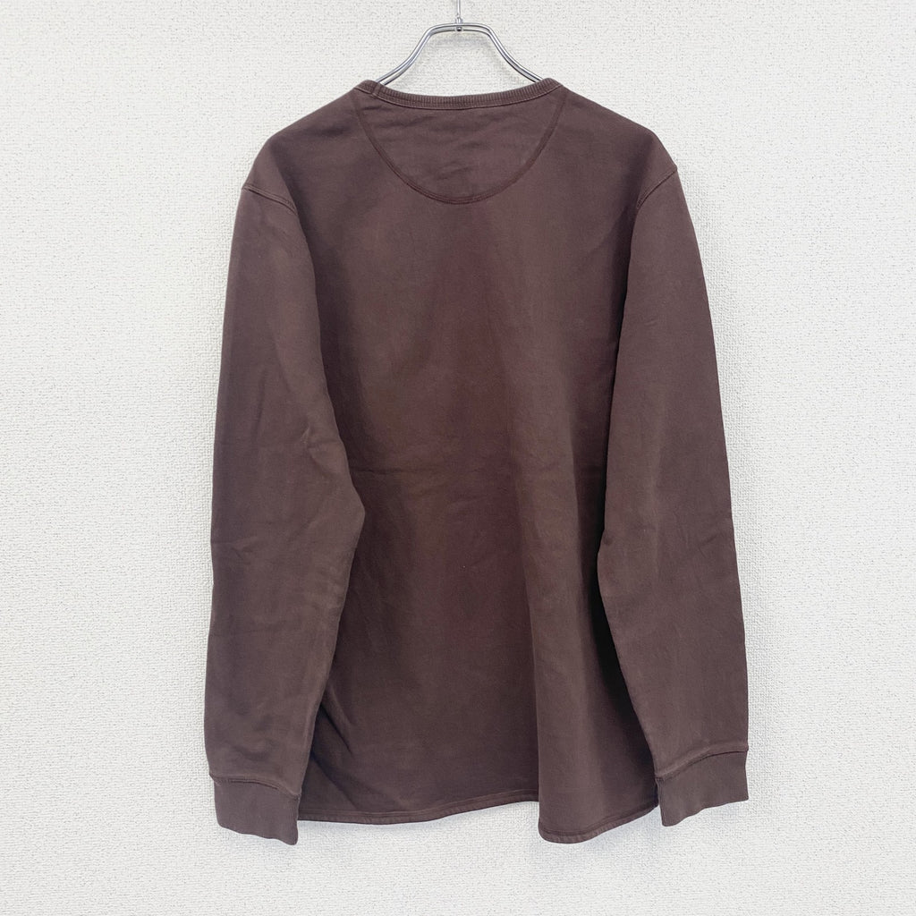Levi’s　リーバイス　スウェット/トレーナー　前V　茶色　ブラウン　XLサイズ　古着