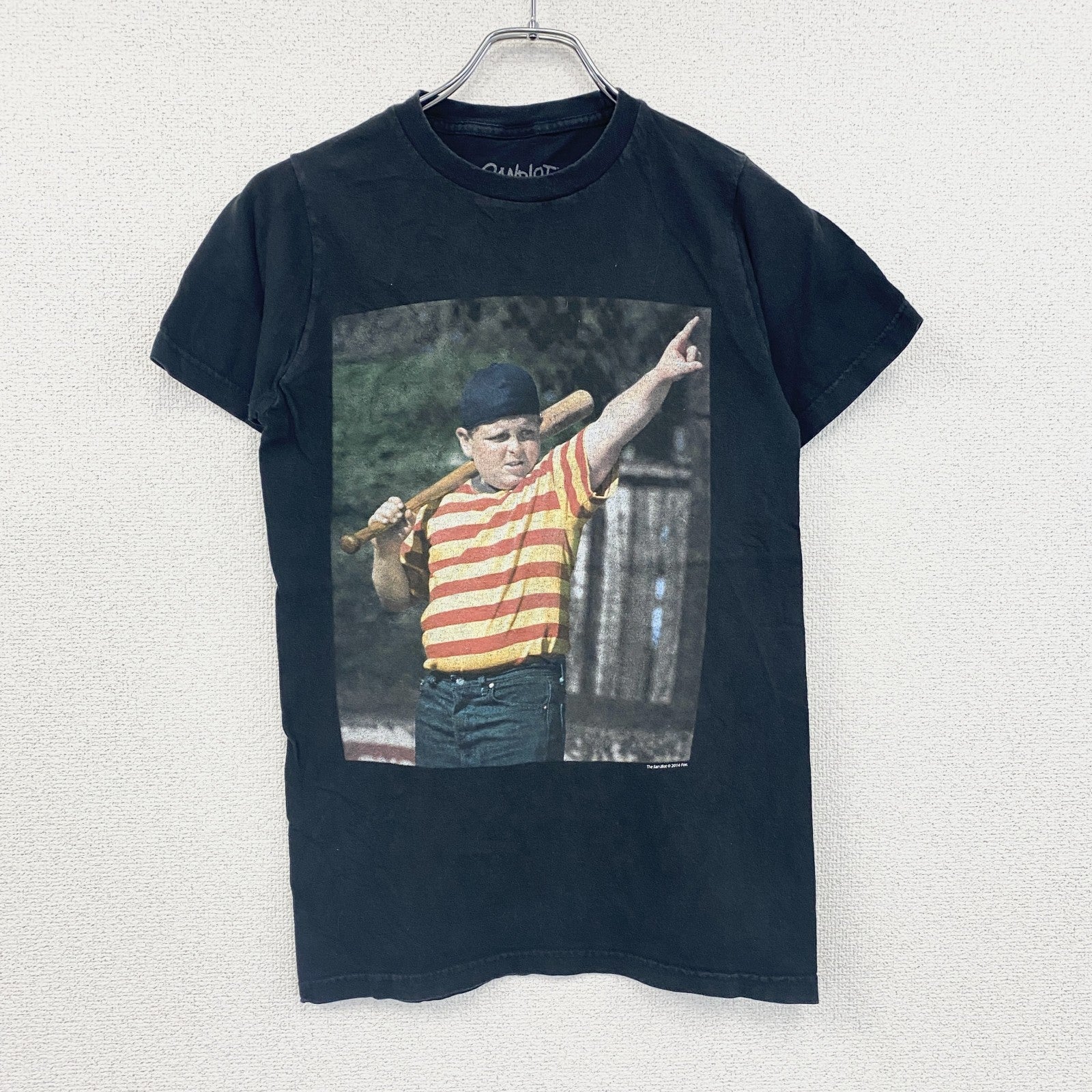 THE SANDLOT　サンドロット　半袖Tシャツ　ムービーT　黒　ブラック　Sサイズ　古着