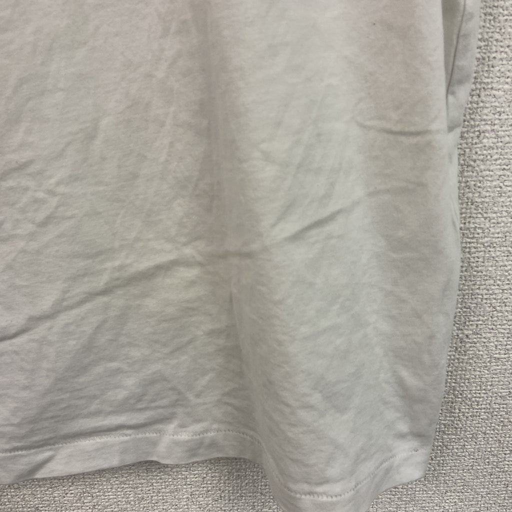 DIESEL　ディーゼル　半袖プリントTシャツ　シングルステッチ　白　ホワイト　Sサイズ　古着