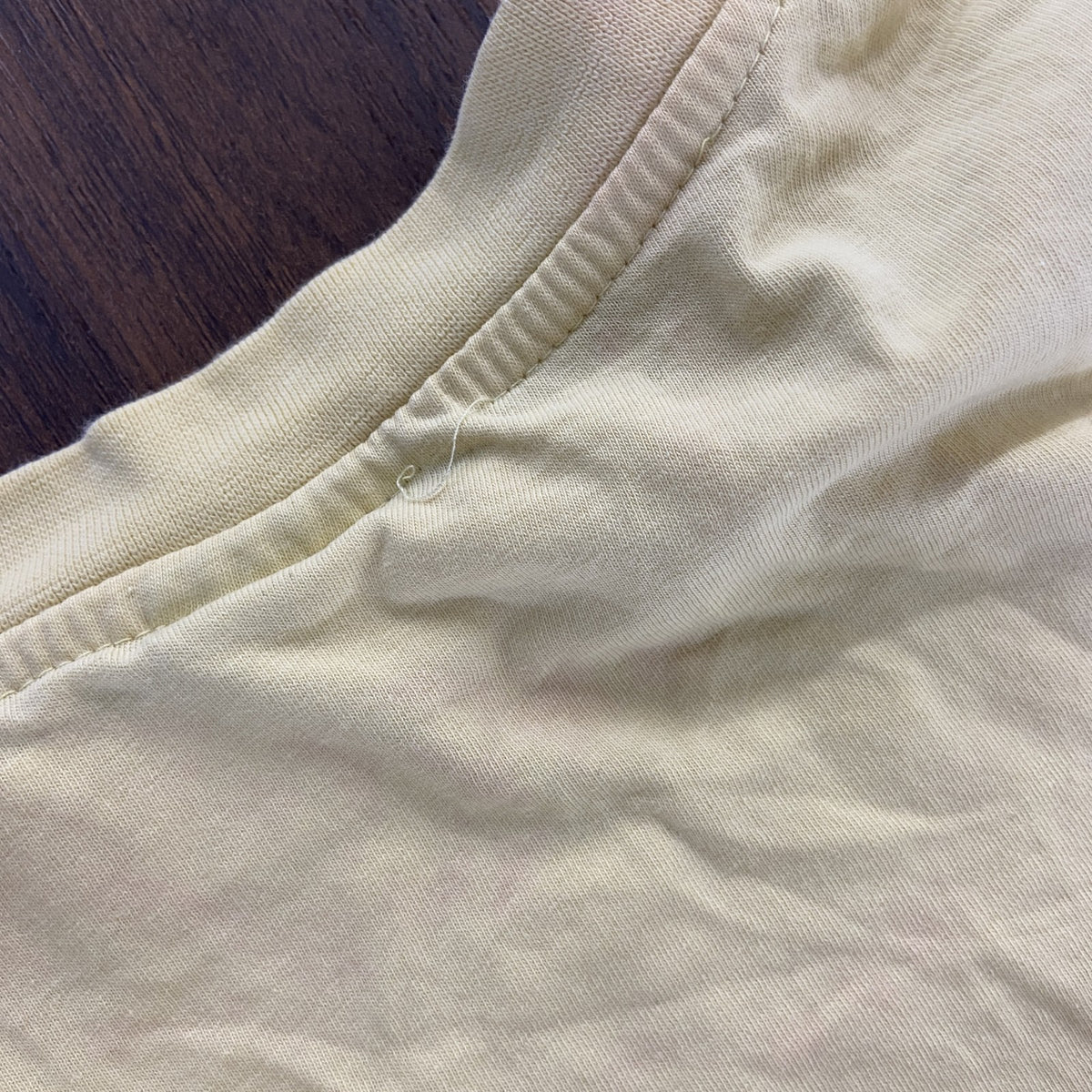 SHAMP　半袖プリントTシャツ　スケボー　スケーター　英字プリント　黄色　イエロー　Mサイズ　古着