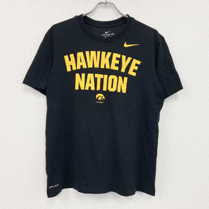 NIKE　ナイキ　Hawkeye Nation　半袖プリントTシャツ　黒　ブラック　Lサイズ