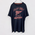 ESPRIT　半袖プリントTシャツ　黒　ブラック　XLサイズ　古着