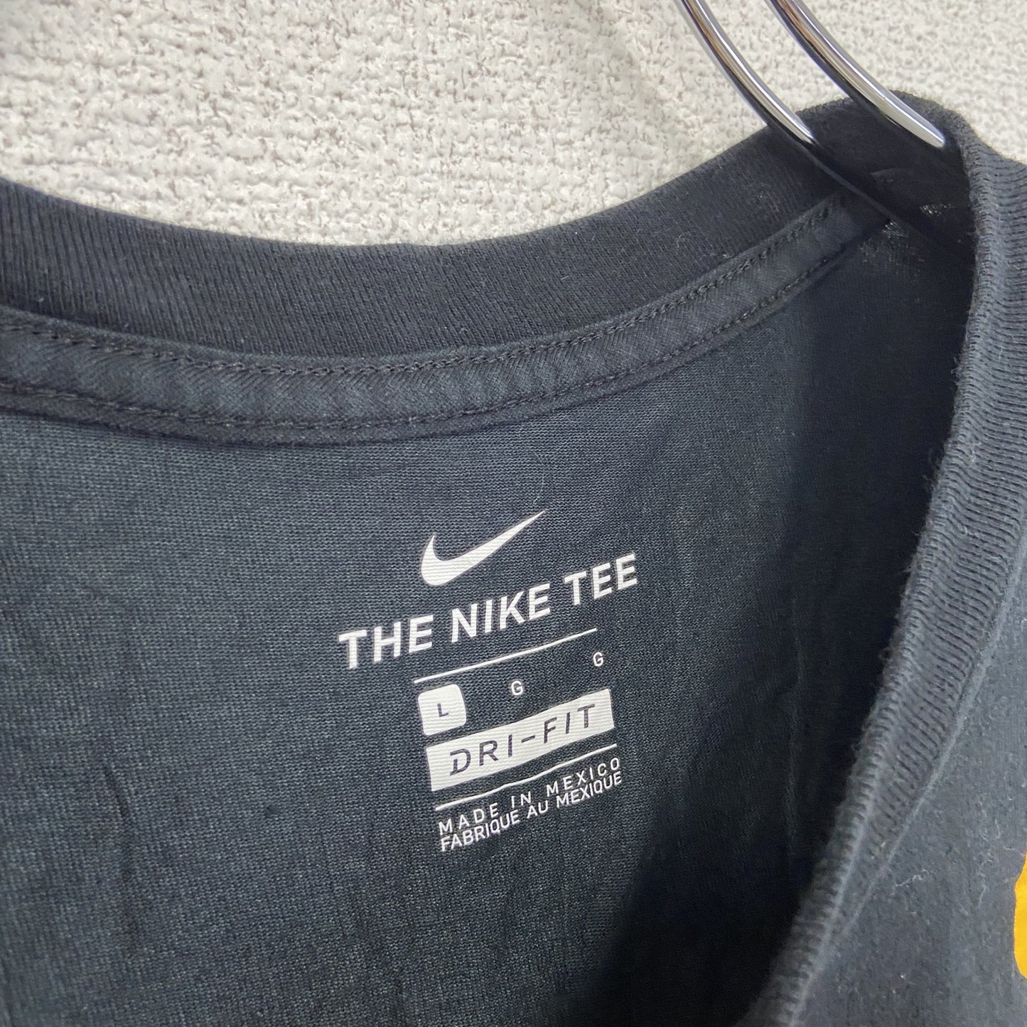 NIKE　ナイキ　Hawkeye Nation　半袖プリントTシャツ　黒　ブラック　Lサイズ