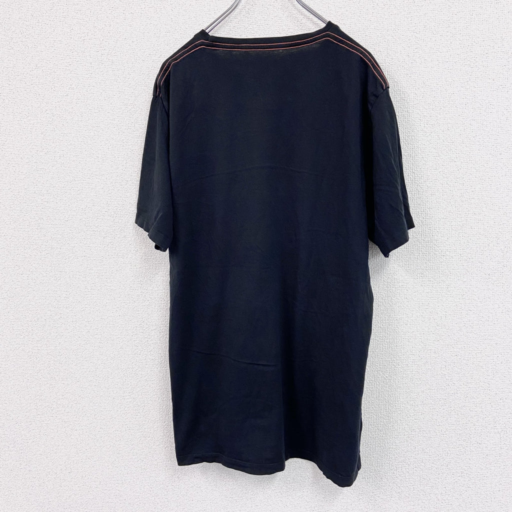ESPRIT　半袖プリントTシャツ　黒　ブラック　XLサイズ　古着