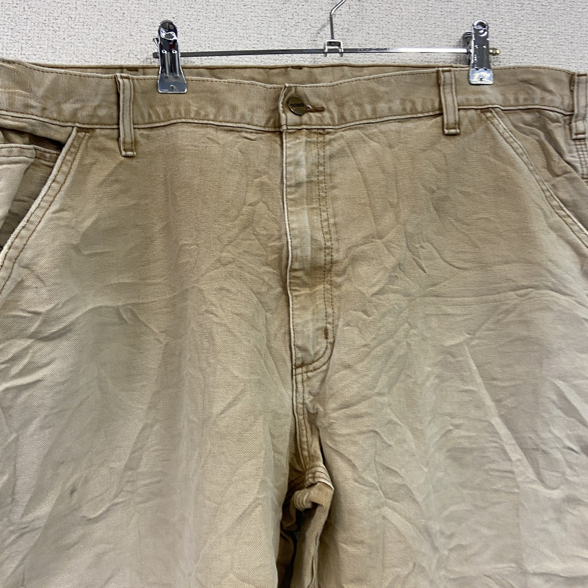 carhatt　カーハート　ペインターパンツ　ワークパンツ　ジップフライ　ベージュ　W42サイズ　古着