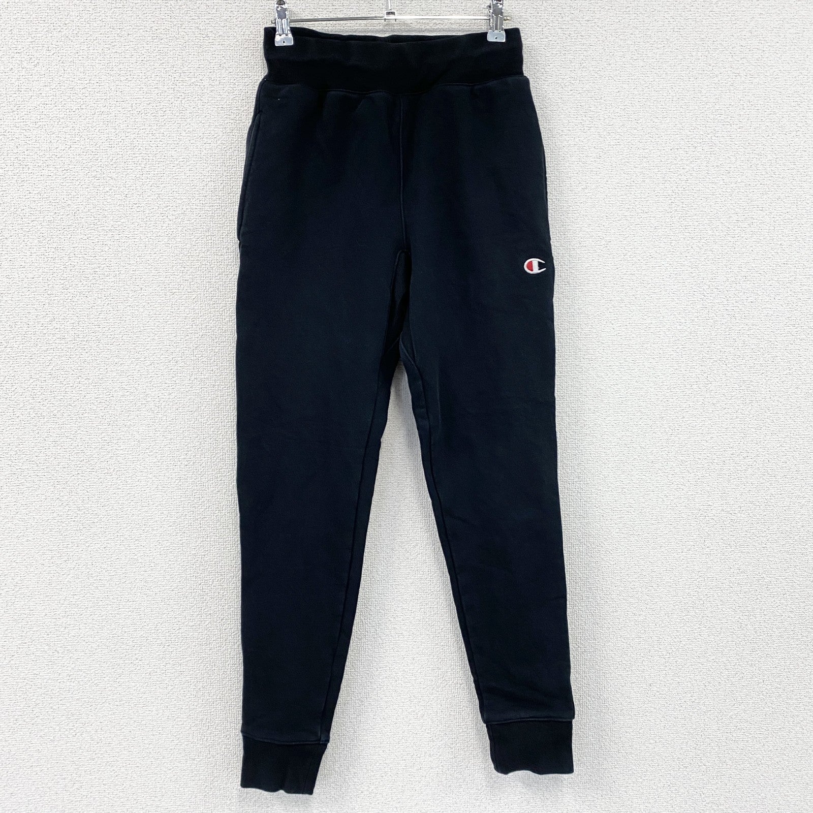 Champion　チャンピオン　リバースウィーブ　スウェットパンツ　黒　ブラック　Sサイズ　古着