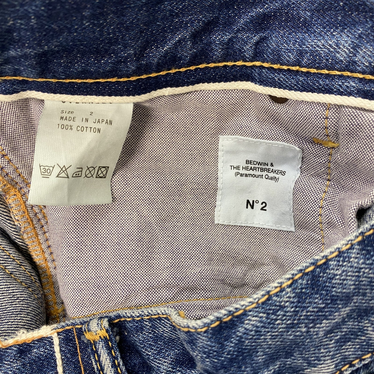 CANTON　OVERALLS　キャントンオーバーオールズ　デニムパンツ/ジーンズ　ジップフライ　インディゴ　2サイズ　古着