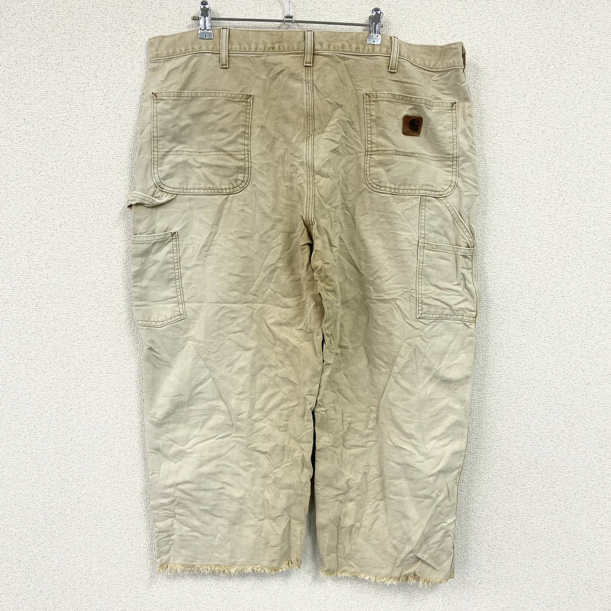 carhatt　カーハート　ペインターパンツ　ワークパンツ　ジップフライ　ベージュ　W42サイズ　古着