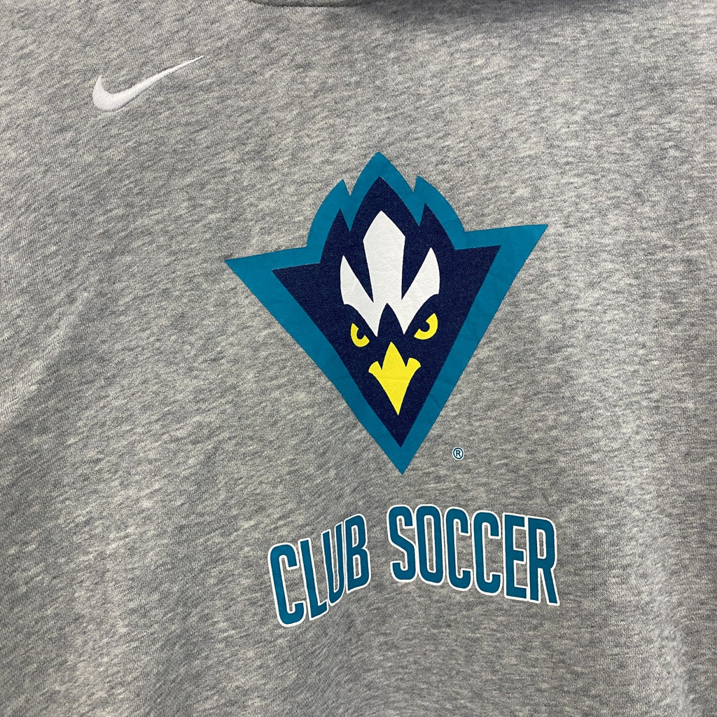 NIKE　ナイキ　UNCW　スウェットパーカー/フーディー　スウッシュ　灰色　グレー　Sサイズ　古着