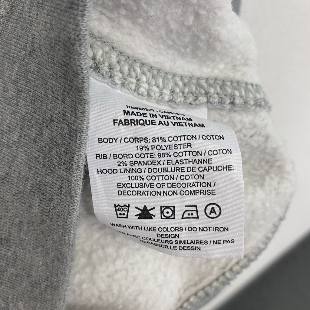 NIKE　ナイキ　UNCW　スウェットパーカー/フーディー　スウッシュ　灰色　グレー　Sサイズ　古着