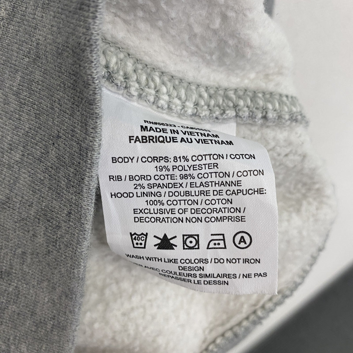 NIKE　ナイキ　UNCW　スウェットパーカー/フーディー　スウッシュ　灰色　グレー　Sサイズ　古着