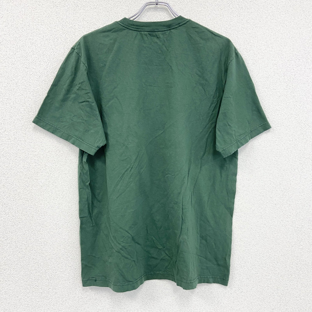 Reebok　リーボック　半袖プリントTシャツ　緑　グリーン　XLサイズ　古着
