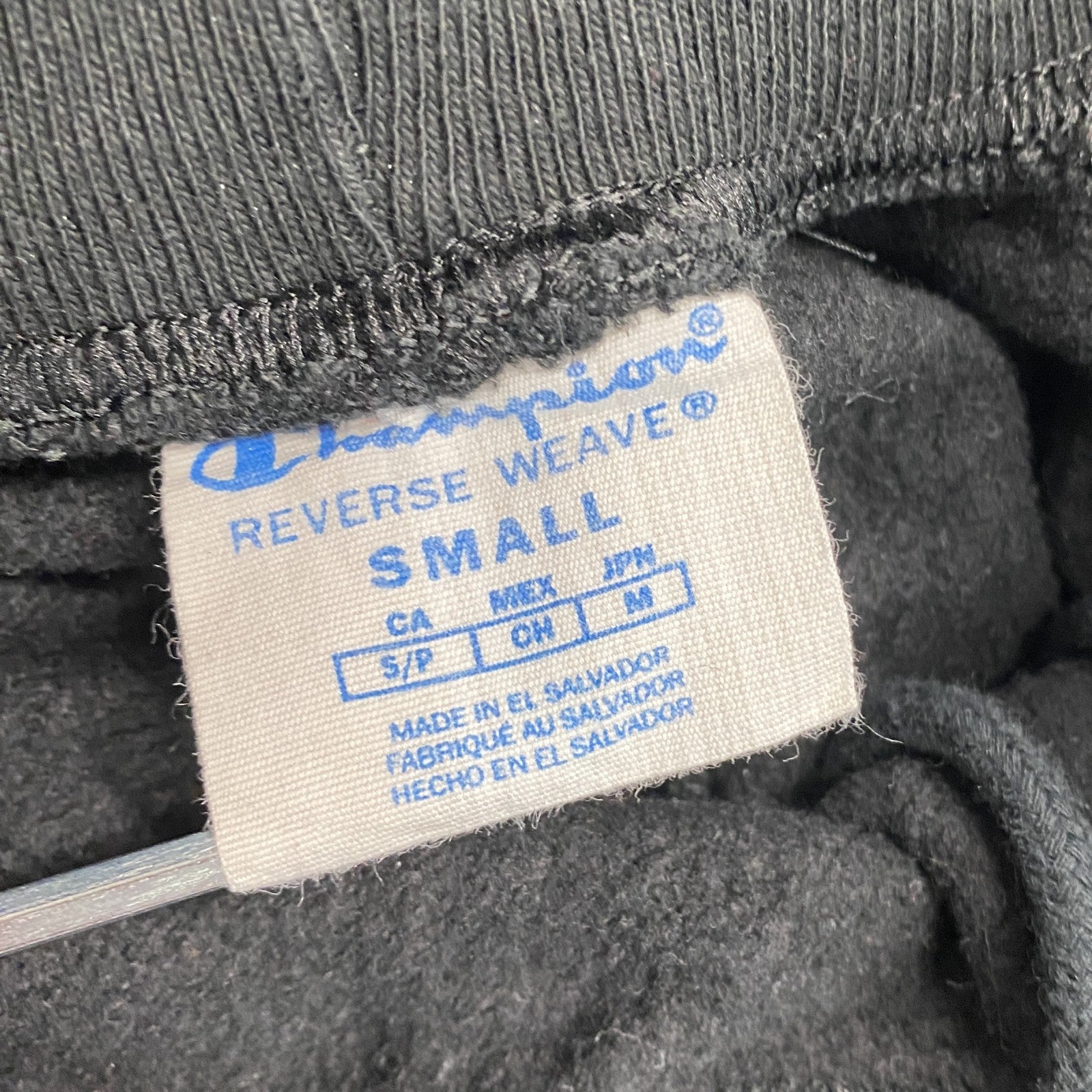 Champion　チャンピオン　リバースウィーブ　スウェットパンツ　黒　ブラック　Sサイズ　古着
