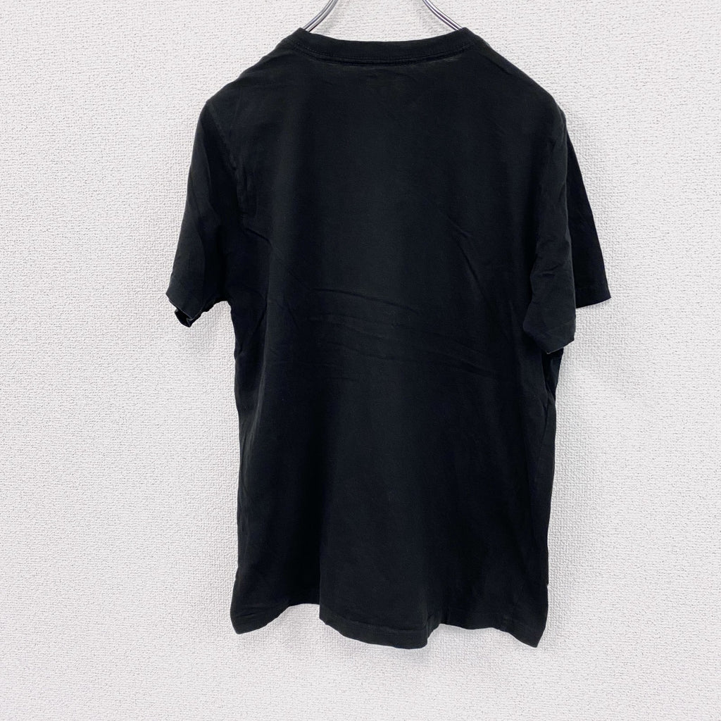 TEXIMPORT　半袖アニマルプリントTシャツ　熊　黒　ブラック　Sサイズ　古着