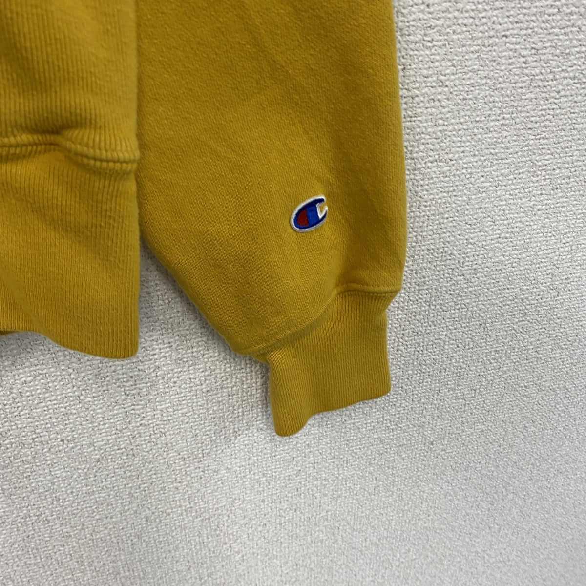 Champion　チャンピオン　リバースウィーブ　スウェットパーカー/フーディー　黄色　イエロー　Sサイズ　古着