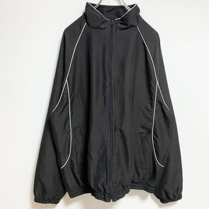 古着 used　WEATHERPROOF　長袖ハイネックジャケット　ジップアップブルゾン　黒　ブラック　秋冬服　Lサイズ