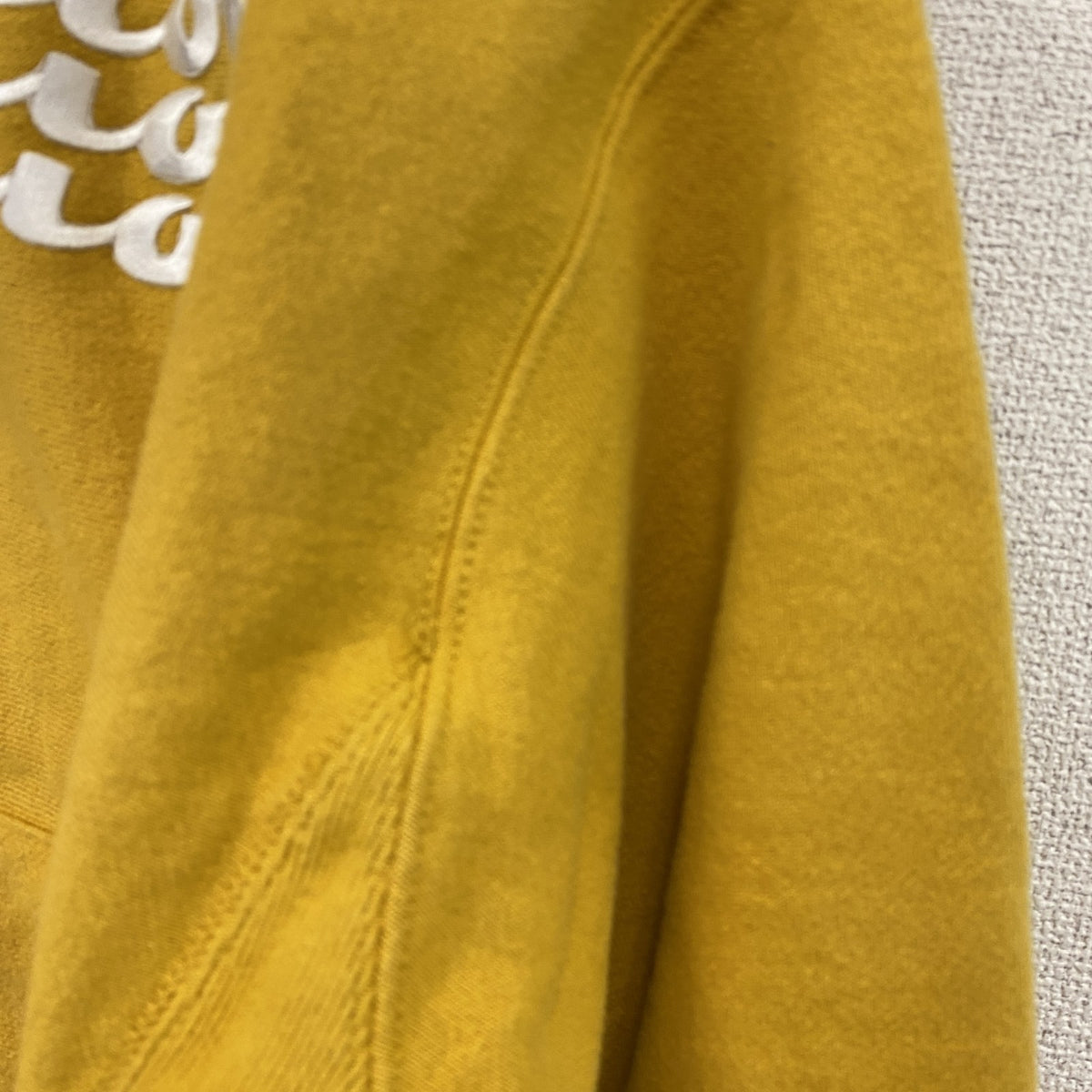 Champion　チャンピオン　リバースウィーブ　スウェットパーカー/フーディー　黄色　イエロー　Sサイズ　古着