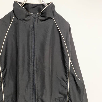 古着 used　WEATHERPROOF　長袖ハイネックジャケット　ジップアップブルゾン　黒　ブラック　秋冬服　Lサイズ